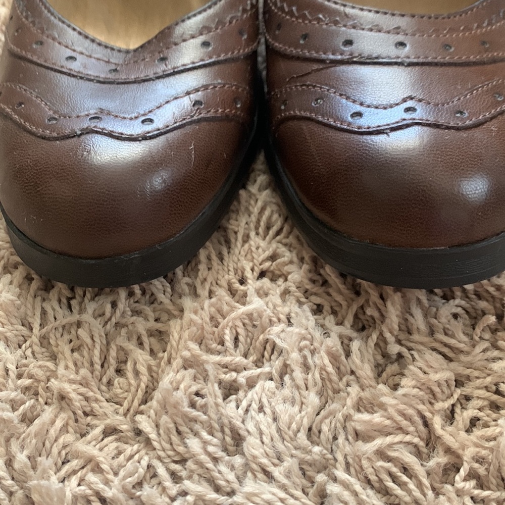 Candie's Brown Mary Jane Heels - Picture 7 of 12